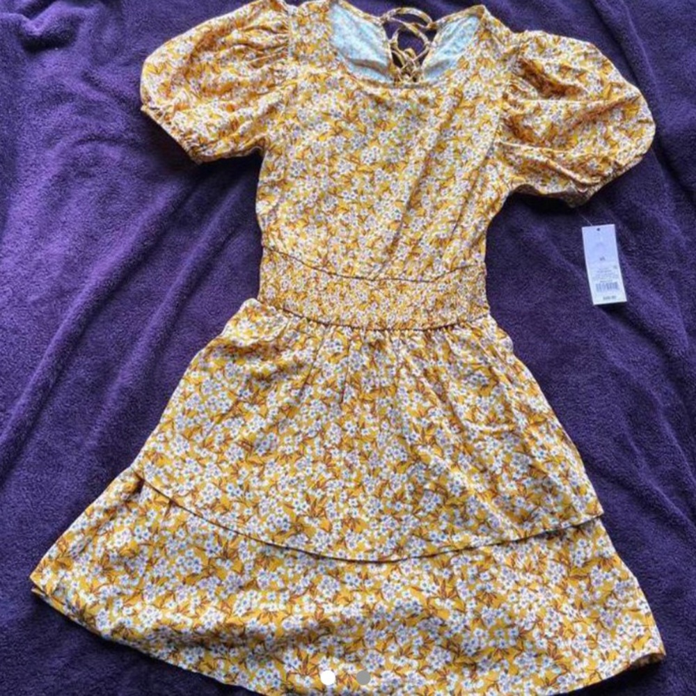✨Yellow wild fable floral dress 💛